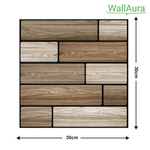 Charger l'image dans la galerie, WallAura™ 4er Set 3D Wandfliesen Selbstklebend 30x30 cm
