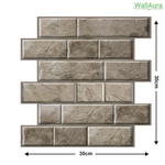 Charger l'image dans la galerie, WallAura™ 4er Set 3D Wandfliesen Selbstklebend 30x30 cm
