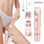 Charger l'image dans la galerie, SilkEase 2-in-1 Damenrasierer – Gesicht, Bikinizone &amp; Körper
