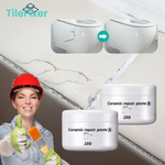 Charger l'image dans la galerie, TileFixer™ Profi Fliesenreparaturpasten-Set
