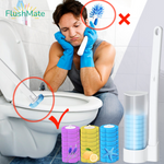 Charger l'image dans la galerie, FlushMate Toiletborstel met Wegwerpnavullingen
