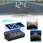 Charger l'image dans la galerie, ClariDash GPS Geschwindigkeitsmesser mit HUD-Display – OBD Unterstützung
