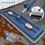 Charger l'image dans la galerie, SwiftMop™ 360° Bodenwischer mit Auswringfunktion &amp; Microfaser-Pads
