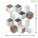 Charger l'image dans la galerie, WallAura™ 4er Set 3D Wandfliesen Selbstklebend 30x30 cm
