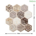 Charger l'image dans la galerie, WallAura™ 4er Set 3D Wandfliesen Selbstklebend 30x30 cm
