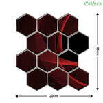Charger l'image dans la galerie, WallAura™ 4er Set 3D Wandfliesen Selbstklebend 30x30 cm
