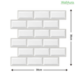 Charger l'image dans la galerie, WallAura™ 4er Set 3D Wandfliesen Selbstklebend 30x30 cm
