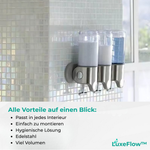 Charger l'image dans la galerie, LuxeFlow™ 3er-Set Premium Seifenspender
