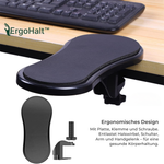 Charger l'image dans la galerie, ErgoHalt™ Verstellbare Armstütze für Schreibtisch
