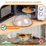 Charger l'image dans la galerie, SteamGuard Mikrowellen Spritzschutz mit Dampffunktion
