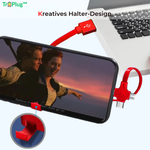 Charger l'image dans la galerie, TriPlug™ 3-in-1 Ladekabel – USB-C, Micro USB &amp; Lightning
