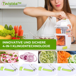 Charger l'image dans la galerie, Twistéa™ 4-in-1 Spiralschneider für Gemüse &amp; Salate

