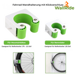 Charger l'image dans la galerie, WallRide Fahrrad-Wandhalterung für Rennrad &amp; MTB
