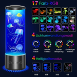 Charger l'image dans la galerie, AquaGlow™ LED Quallenlampe mit 17 Farben
