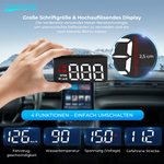 Charger l'image dans la galerie, ClariDash GPS Geschwindigkeitsmesser mit HUD-Display – OBD Unterstützung
