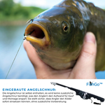 Charger l'image dans la galerie, FishGo™ Teleskop Angelrute – Klappbar, Fiberglas
