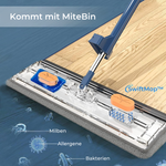 Charger l'image dans la galerie, SwiftMop™ 360° Bodenwischer mit Auswringfunktion &amp; Microfaser-Pads
