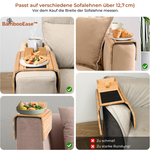 Charger l'image dans la galerie, BamBooEase™ Sofa Armlehnen Tablett mit Becherhalter
