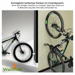 Charger l'image dans la galerie, WallRide Fahrrad-Wandhalterung für Rennrad &amp; MTB
