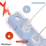 Charger l'image dans la galerie, FlexiPlug™ Steckdosenleiste mit USB und Überspannungsschutz
