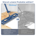 Charger l'image dans la galerie, SwiftMop™ 360° Bodenwischer mit Auswringfunktion &amp; Microfaser-Pads

