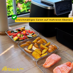 Charger l'image dans la galerie, AirStack™ Stapelbares Grillrost für Heißluftfritteusen
