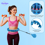 Charger l'image dans la galerie, FlexiSpin Fitness Hula Hoop mit Gewicht

