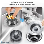 Charger l'image dans la galerie, ClearFlow™ Edelstahl Abflusssieb
