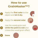Charger l'image dans la galerie, 1+1 GRATIS | GrainMaster™ Holzmaserung Werkzeug
