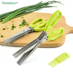 Charger l'image dans la galerie, HerbSlice™ 5-Klingen Salatschere für Küche
