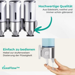 Charger l'image dans la galerie, LuxeFlow™ 3er-Set Premium Seifenspender
