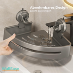 Charger l'image dans la galerie, WallEase Duschregal ohne Bohren mit Saugnapf
