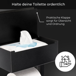 Charger l'image dans la galerie, BadeForm™ WC Rollenhalter mit Ablage
