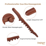 Charger l'image dans la galerie, FlexWood Gua Sha Massagestab aus Holz
