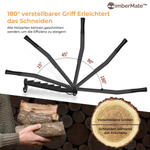 Charger l'image dans la galerie, TimberMate™ Wand Holzspalter – Holzspalter für Brennholz
