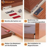 Charger l'image dans la galerie, 2+2 GRATIS | HideLock™ Ultradünne Unsichtbare Schranktürmagnete
