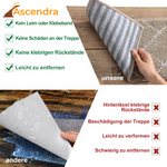 Charger l'image dans la galerie, Ascendra Treppenstufenmatten 4 Stück – Selbstklebend &amp; Rutschfest
