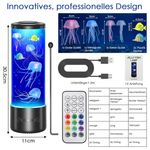 Charger l'image dans la galerie, AquaGlow™ LED Quallenlampe mit 17 Farben
