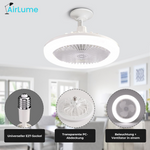 Charger l'image dans la galerie, AirLume LED-Deckenventilator mit Fernbedienung
