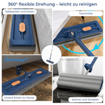 Charger l'image dans la galerie, SwiftMop™ 360° Bodenwischer mit Auswringfunktion &amp; Microfaser-Pads
