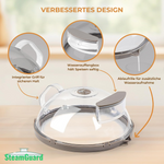 Charger l'image dans la galerie, SteamGuard Mikrowellen Spritzschutz mit Dampffunktion
