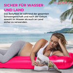 Charger l'image dans la galerie, BellyNest™ Aufblasbares Schwangerschaftskissen mit Bauchloch
