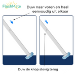 Charger l'image dans la galerie, FlushMate Toiletborstel met Wegwerpnavullingen
