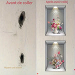 Charger l'image dans la galerie, LOT DE 3 AUTOCOLLANTS 3D -  Décorez votre maison sans travaux, sans percer et sans effort.

