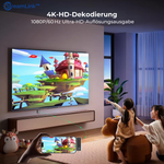 Charger l'image dans la galerie, StreamLink™ Tragbarer HDMI Drahtlos Projektor

