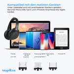 Charger l'image dans la galerie, MagniLink 3 in 1 Magnetisches Ladekabel
