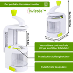 Charger l'image dans la galerie, Twistéa™ 4-in-1 Spiralschneider für Gemüse &amp; Salate
