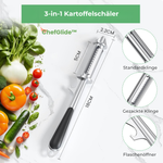 Charger l'image dans la galerie, ChefGlide™ Profi-Schäler aus Zinklegierung
