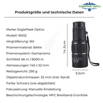 Charger l'image dans la galerie, EaglePeak Optics Monokular Bifokales Optisches Zoom-Teleskop
