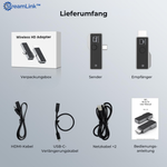 Charger l'image dans la galerie, StreamLink™ Tragbarer HDMI Drahtlos Projektor
